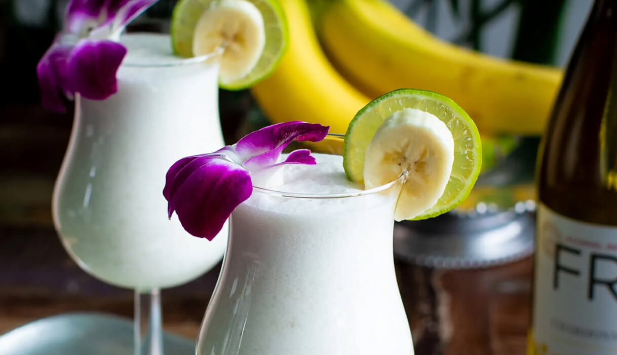 FRE banana daiquiri mocktail recipe