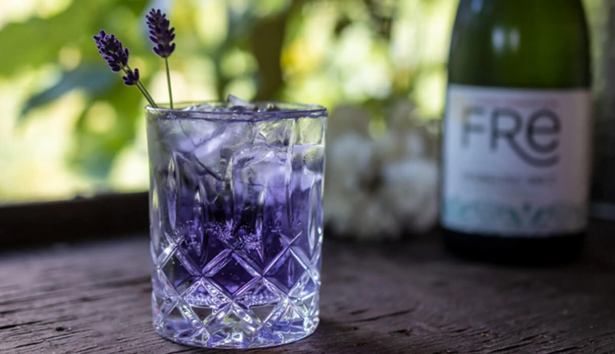 FRE Lavender and Butterfly Pea Flower Spritz