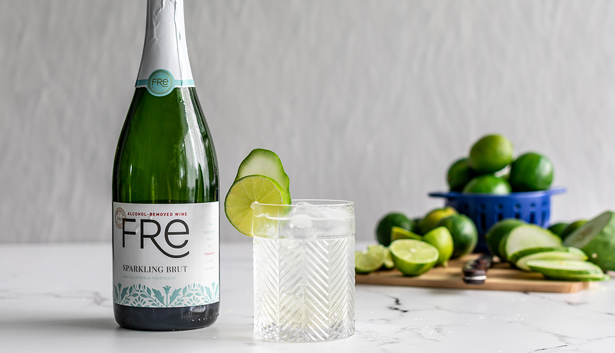 Vin and tonic mocktail