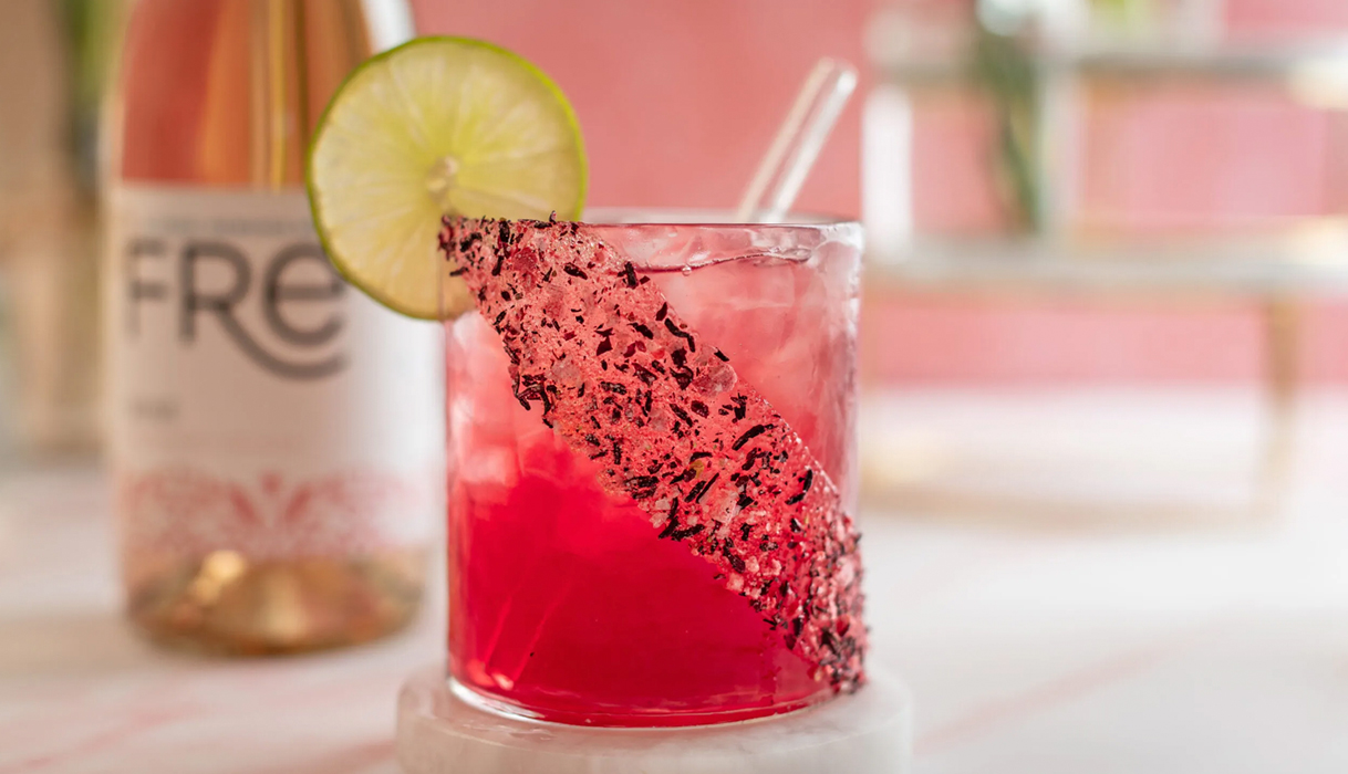 FRE cranberry cooler mocktail