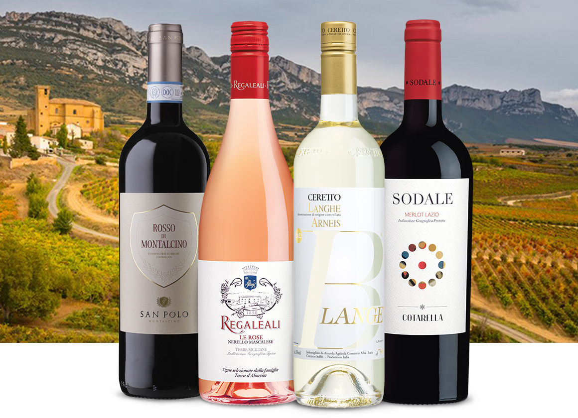 wines from europe in from a beautiful european vineyard
