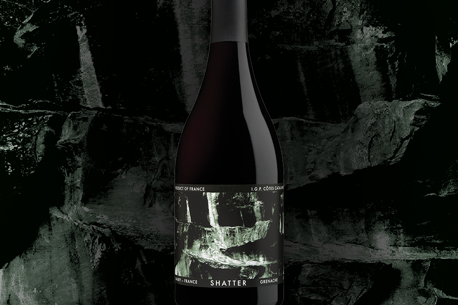 bottle of Shatter grenache